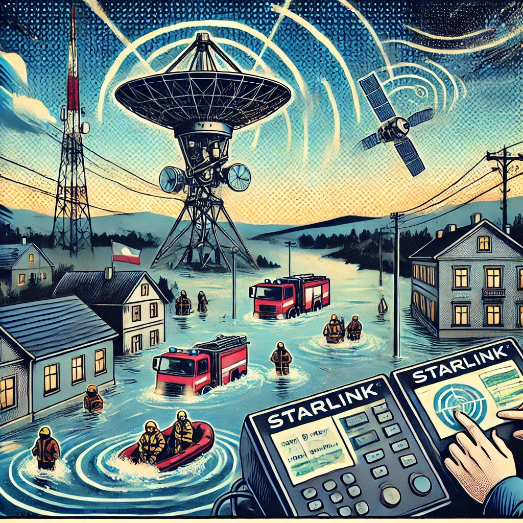Starlink Systems Deployed to Restore Connectivity in Flood-Stricken Poland