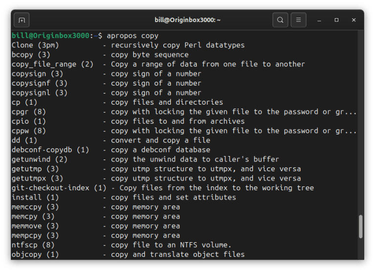 Command #6 – Apropos (Linux OS) – Bitcoin Versus