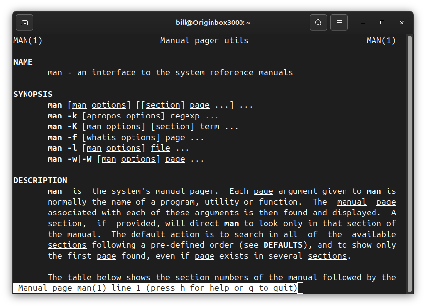 Command #5 – man (Linux OS) – Bitcoin Versus