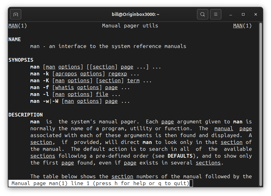 Command #5 – man (Linux&nbsp;OS)