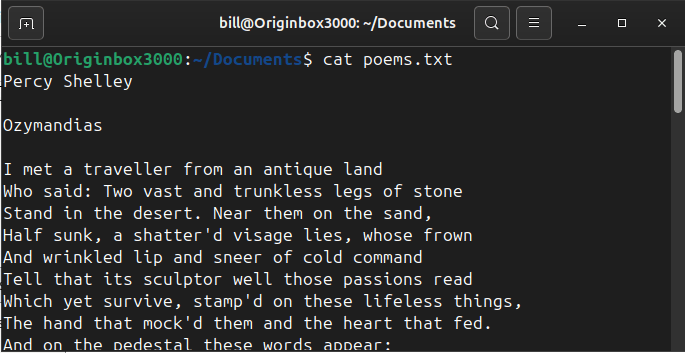 Command #8 – cat (Linux&nbsp;OS)