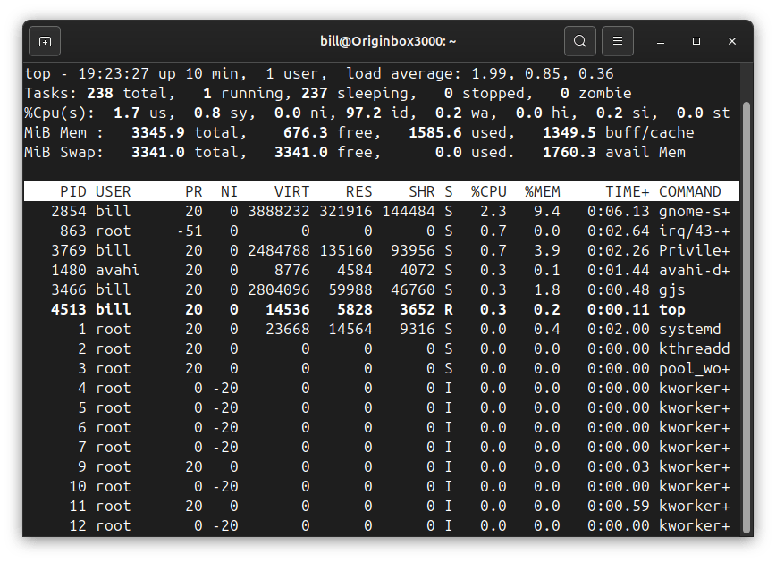 Command #14 – top – (Linux&nbsp;OS)