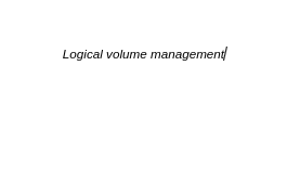 Logical Volume Management | Linux&nbsp;OS
