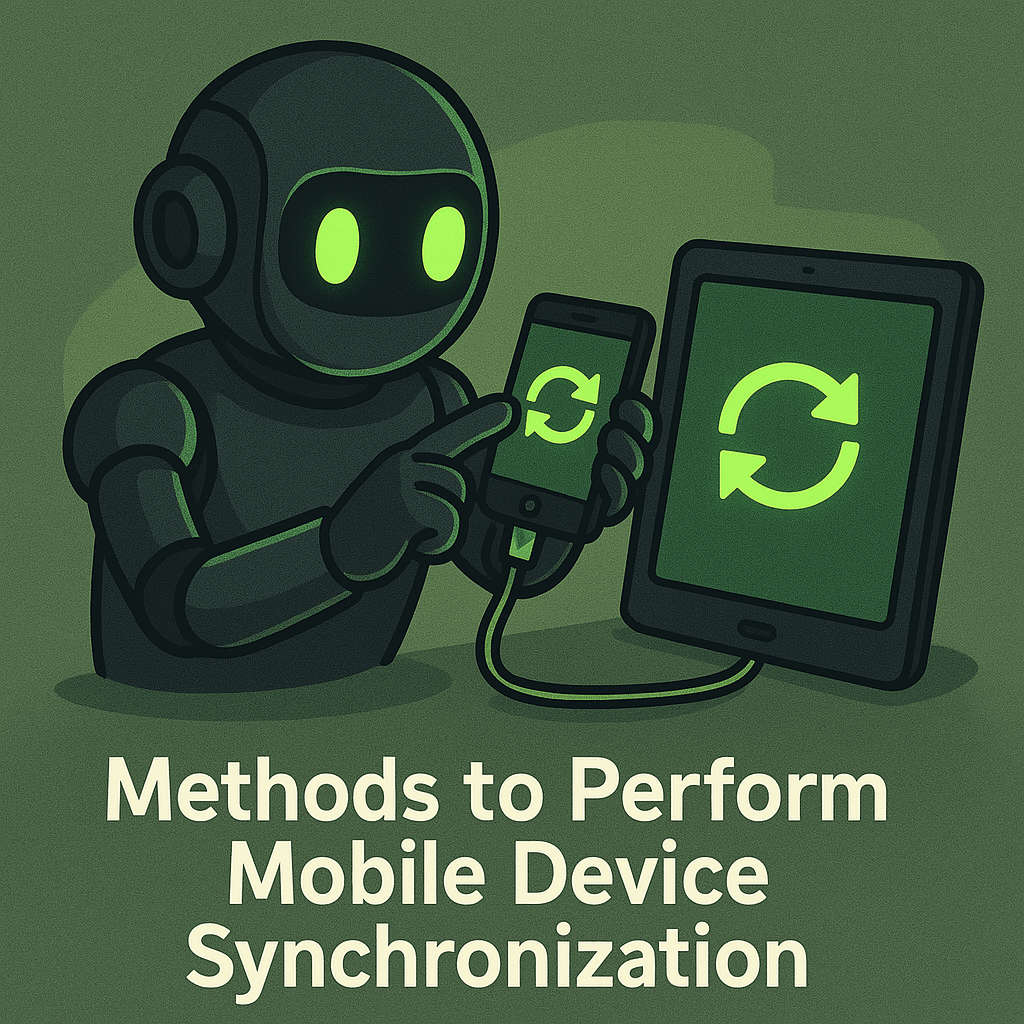 Use Methods to Perform Mobile Device&nbsp;Synchronization