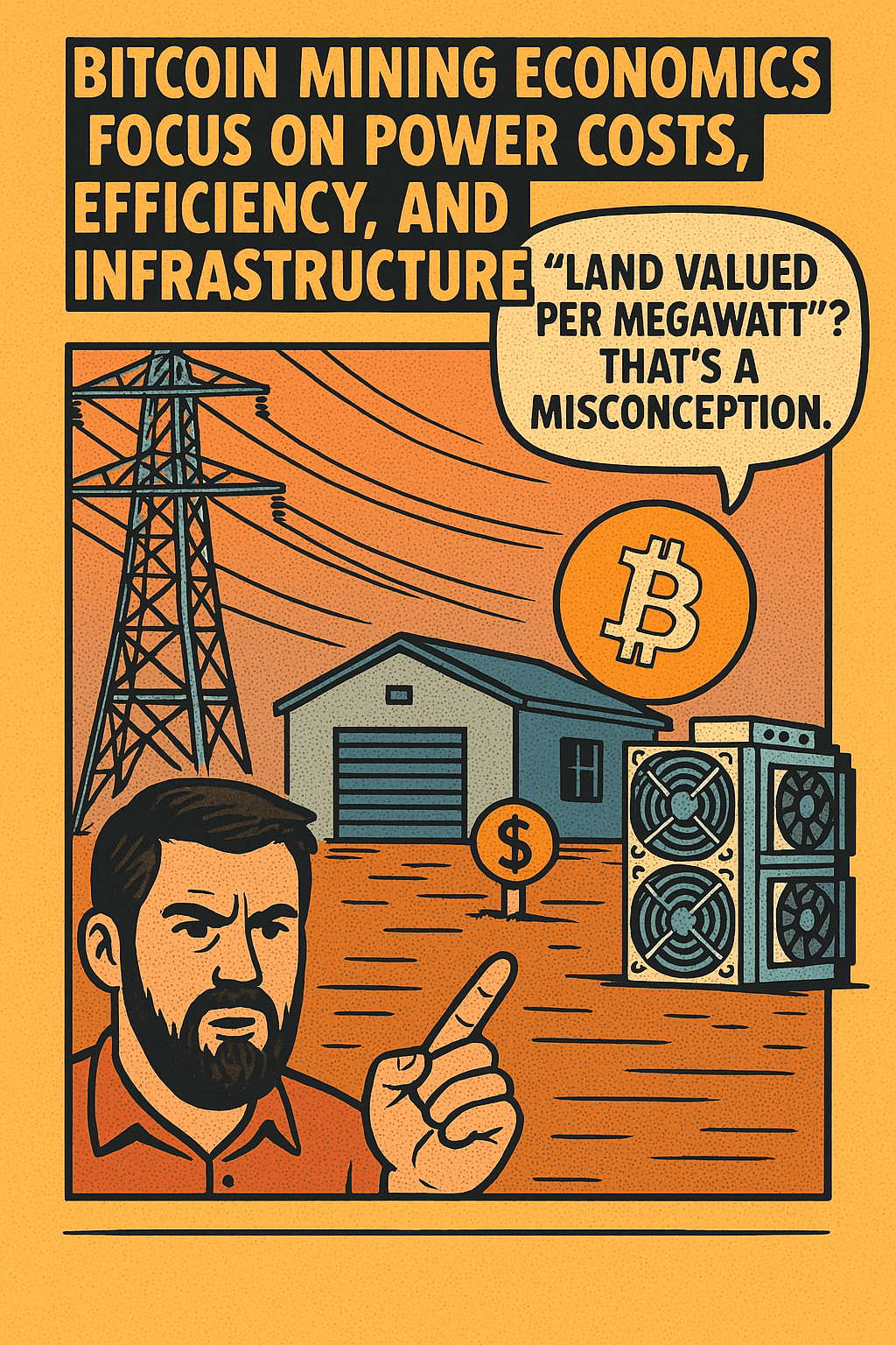 Bitcoin Expert Debunks Megawatt Land Pricing&nbsp;Myth