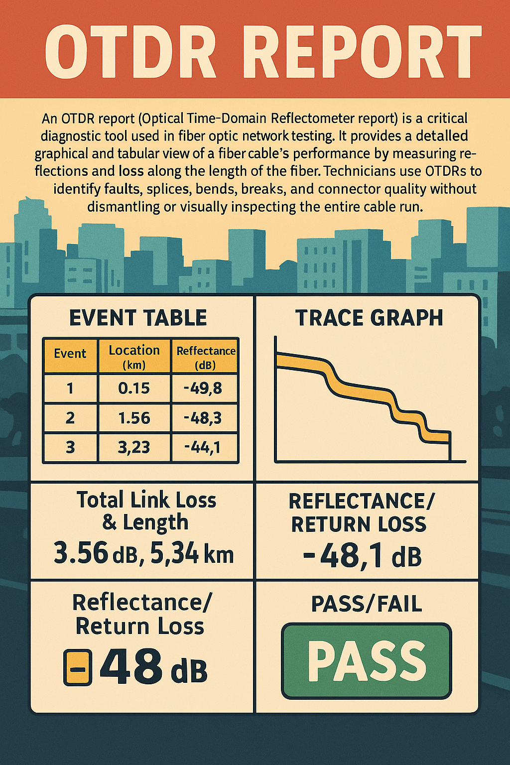 OTDR Report Overview (Fiber&nbsp;Optics)