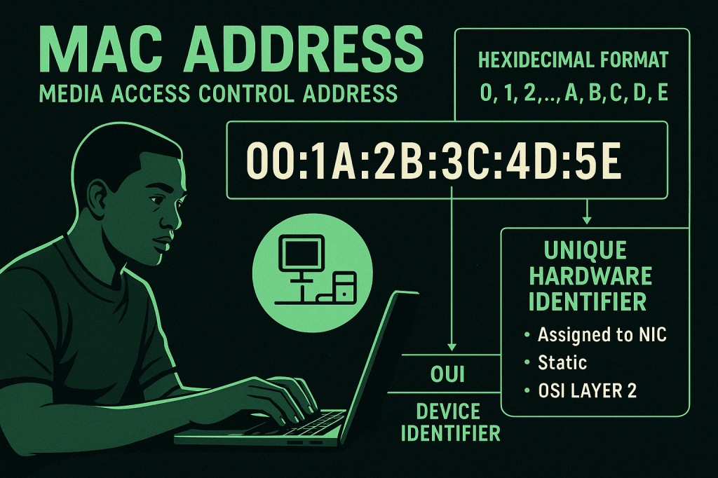 MAC address (Media Access Control address)