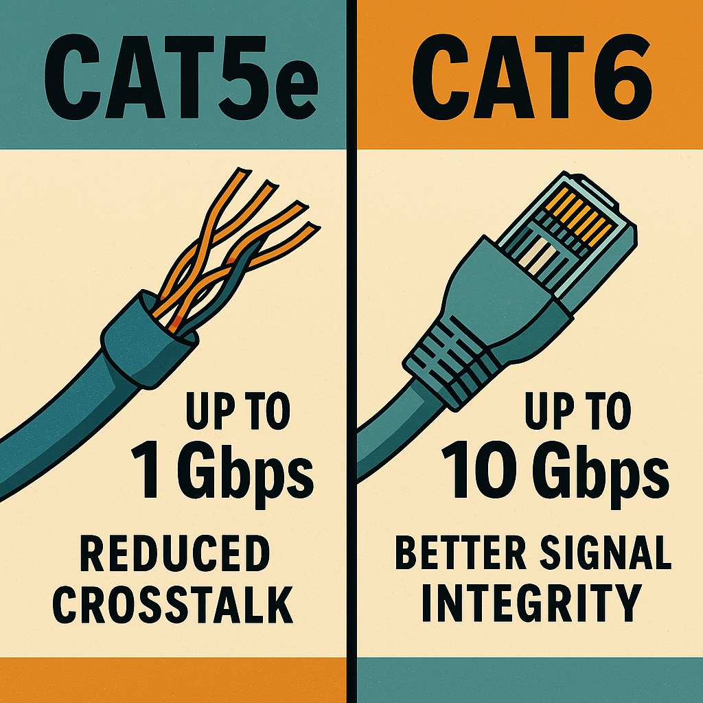 Cat5e vs Cat6 Ethernet&nbsp;Cables