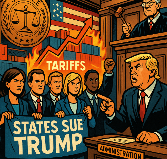 Twelve States Challenge Trump’s Tariff Policy in Federal&nbsp;Court