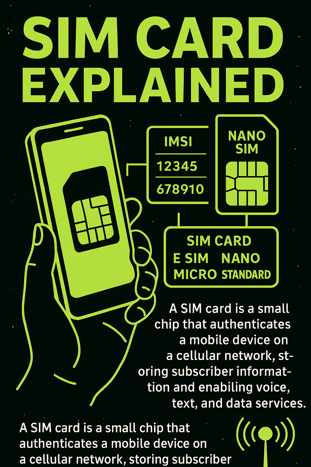 SIM Card – Subscriber Identity&nbsp;Module