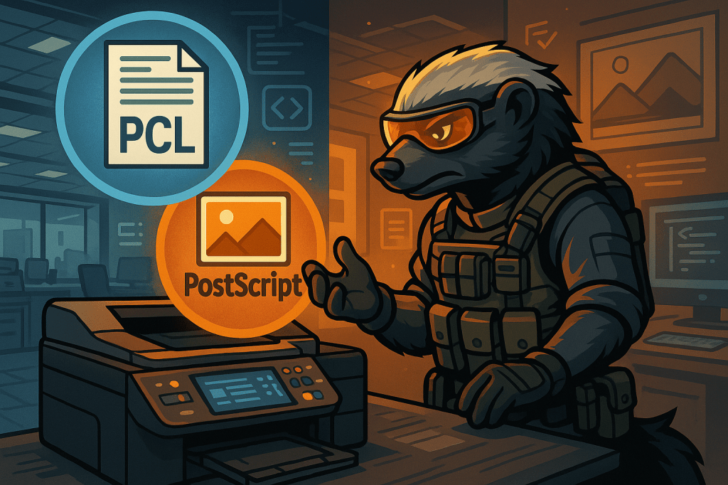 Printer Languages (PCL vs&nbsp;PostScript)