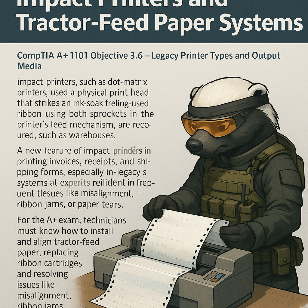 Impact Printers and Tractor-Feed Paper Systems – Bitcoin Versus