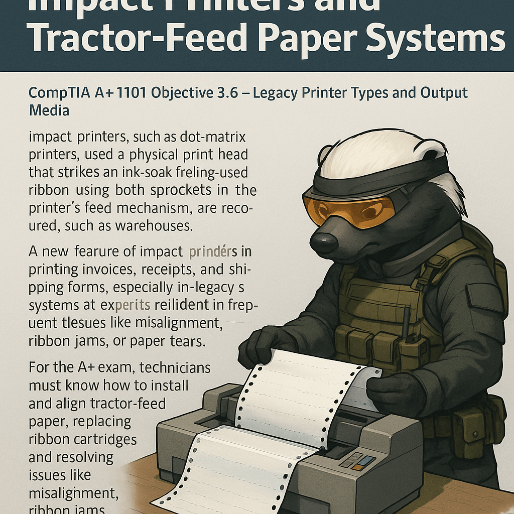 Impact Printers and Tractor-Feed Paper&nbsp;Systems