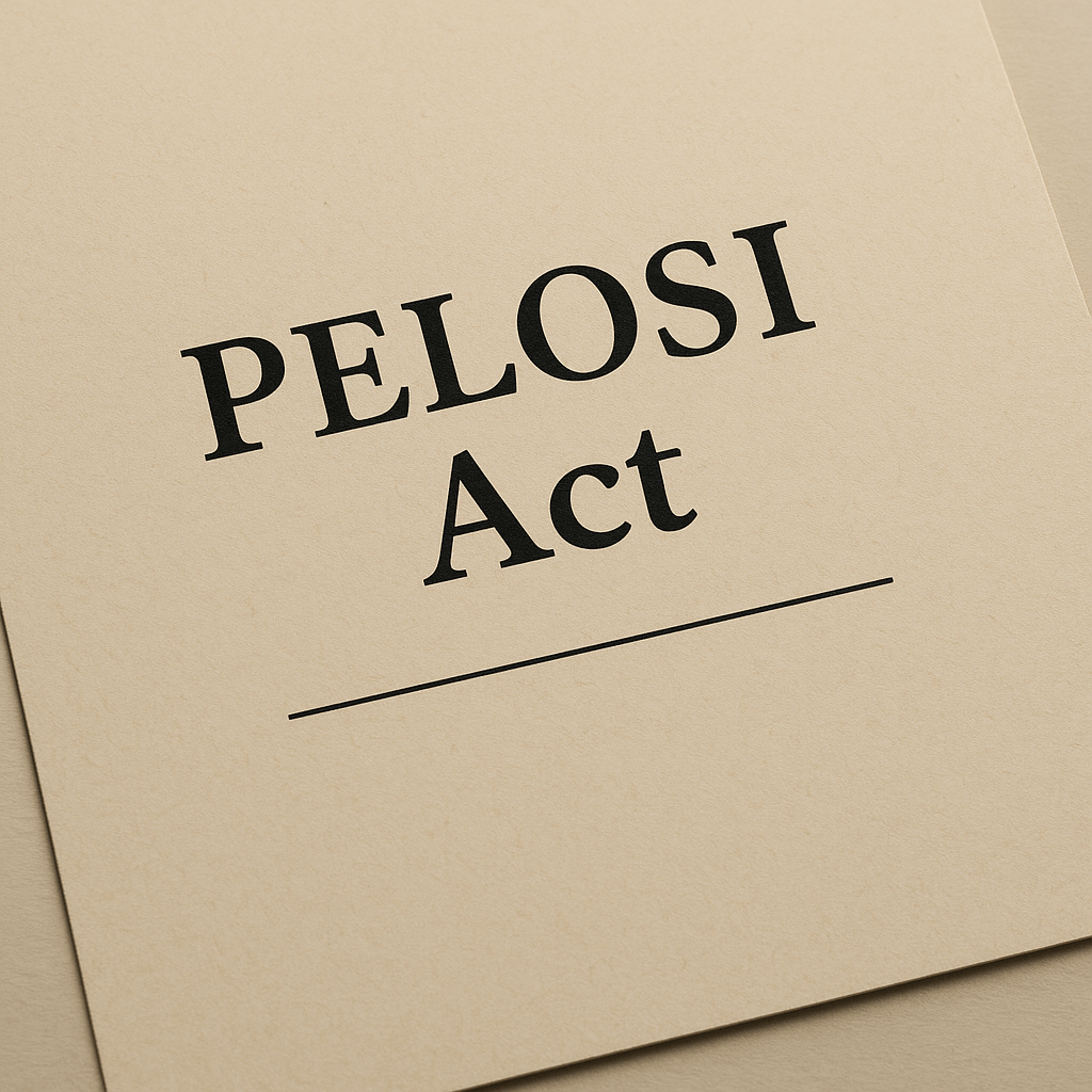 Republican Senator Introduces Pelosi&nbsp;Act