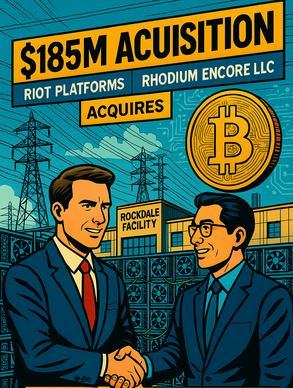 Riot Platforms Acquires Rhodium’s Rockdale Assets for&nbsp;$185M