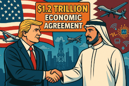 President Trump Announces $1.2 Trillion Economic Agreement with&nbsp;Qatar