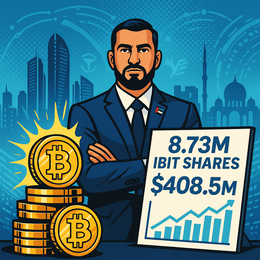 Mubadala Acquires $408.5M BlackRock Bitcoin ETF&nbsp;Stake