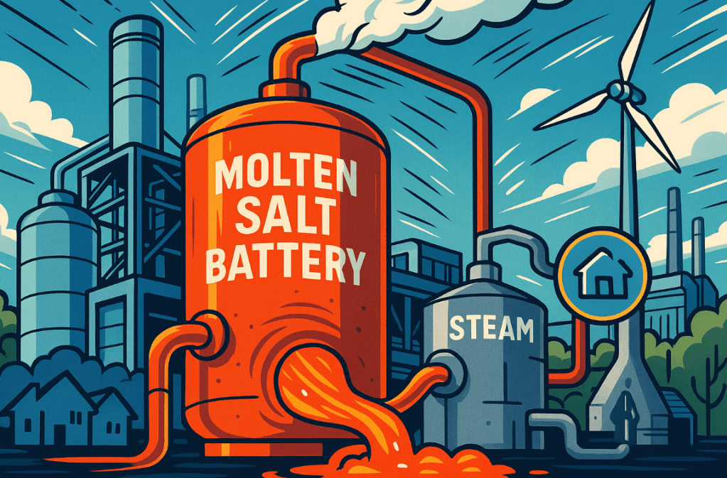 Denmark Unveils 1 GWh Molten Salt Battery to Power 100,000&nbsp;Homes