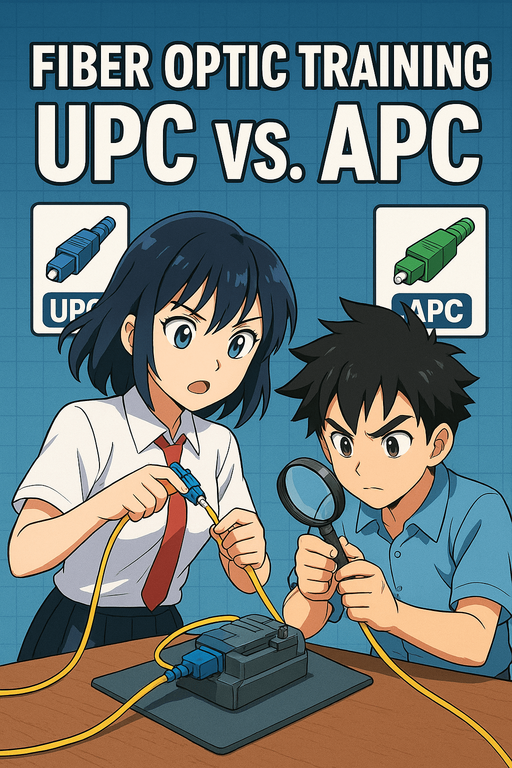 Fiber Optic Training: UPC vs. APC