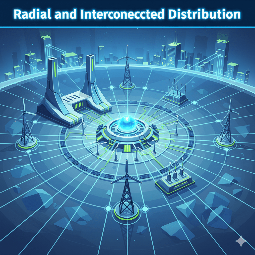 Electrical Systems: Radial and Interconnected&nbsp;Distribution