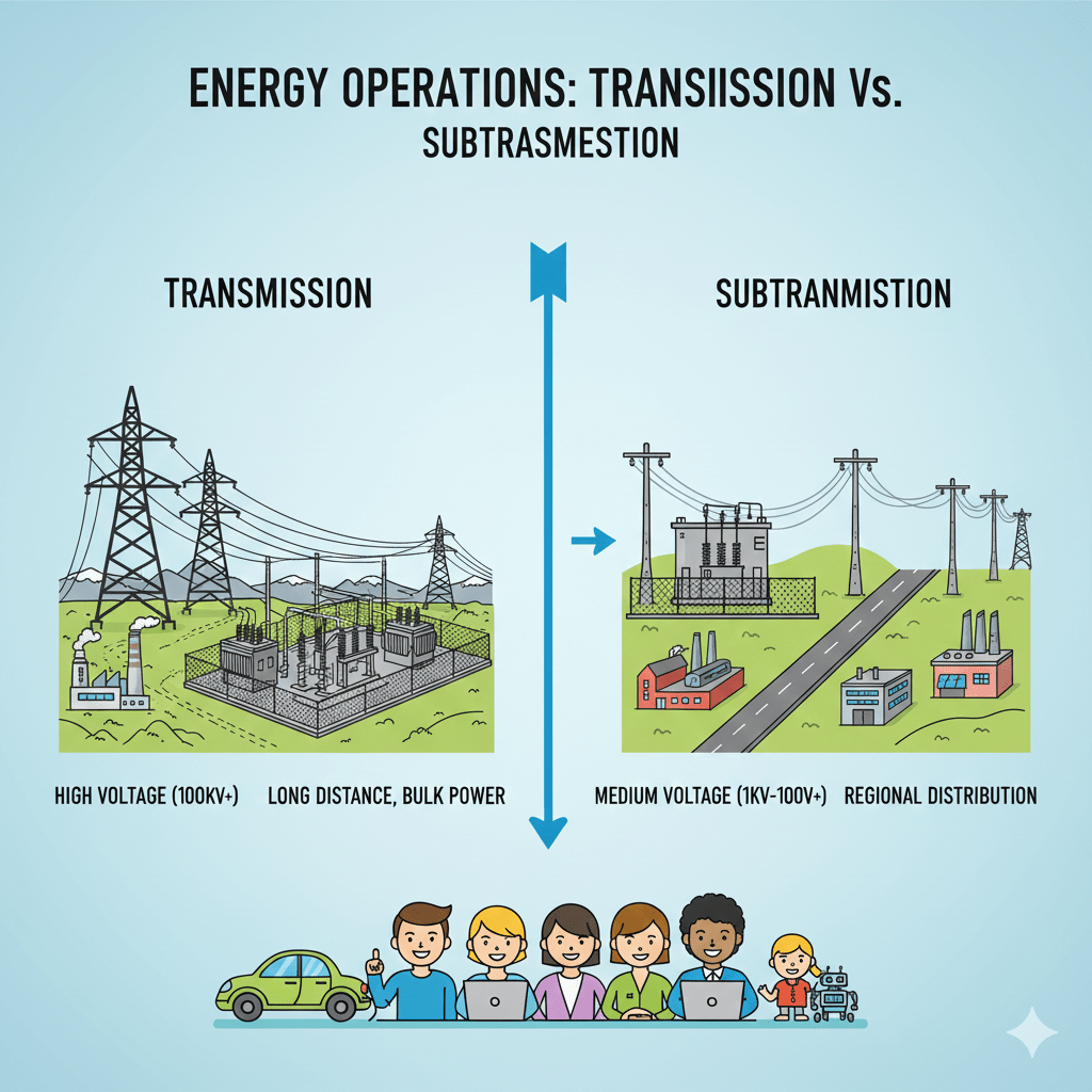 Energy Operations: Transmission Vs.&nbsp;Subtransmission