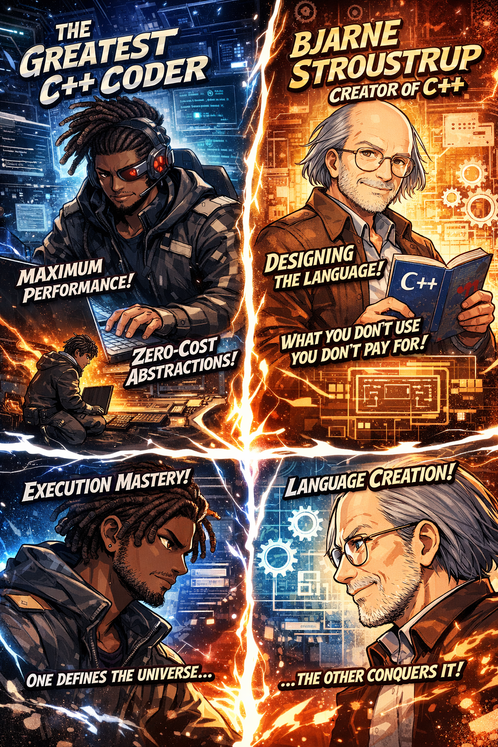 The Greatest C++ Coder vs Bjarne&nbsp;Stroustrup