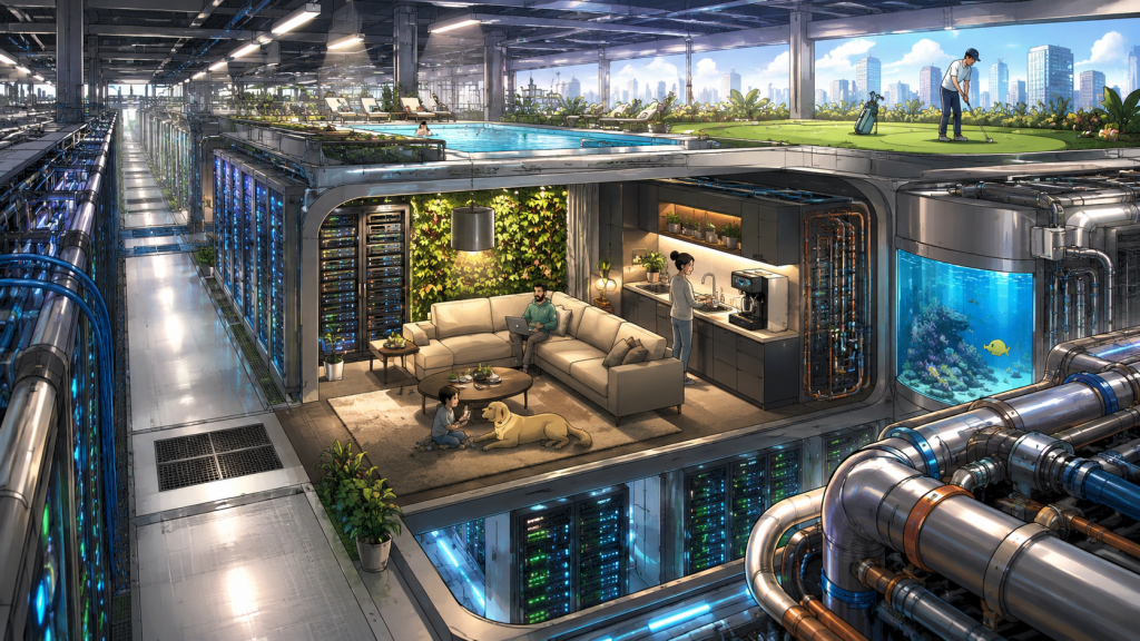 Comic Relief: ‘Open Living’ Imagines the Future of Life Inside an AI Data&nbsp;Center