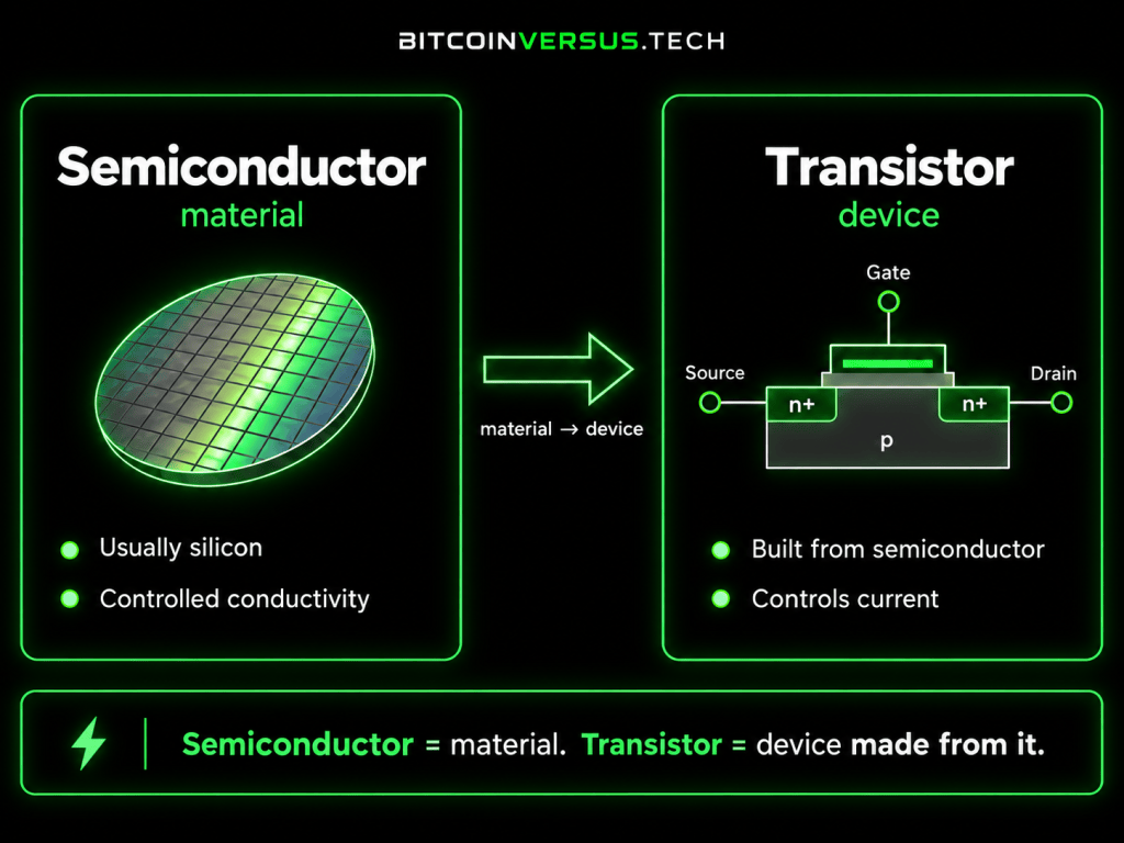 Transistor vs. Semiconductor (Electrical&nbsp;Training)