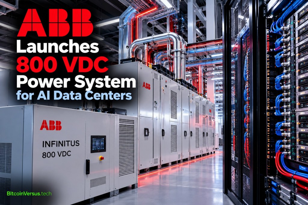 ABB Infinitus 800 VDC power infrastructure for AI data centers