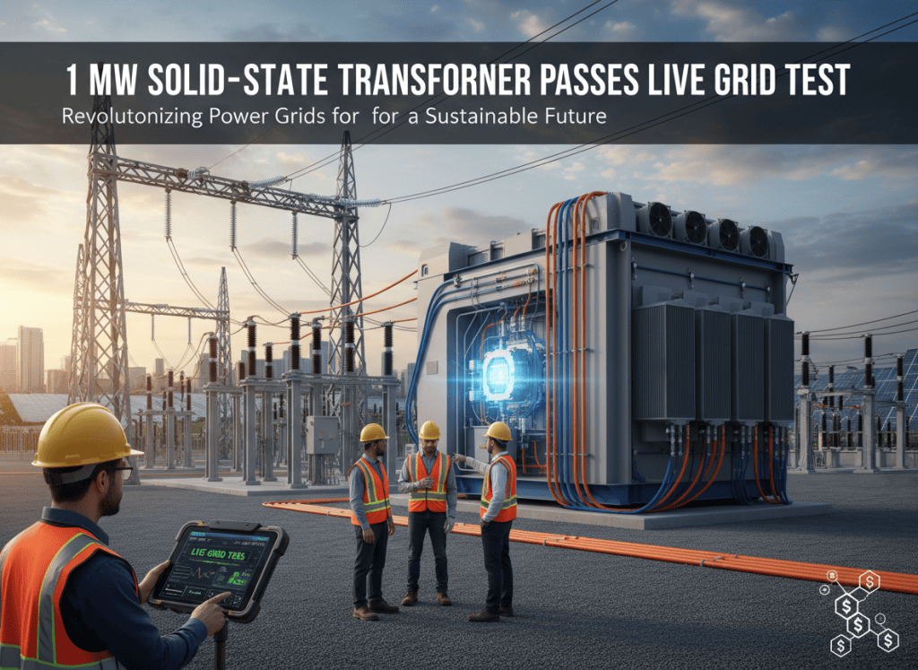 1 MW Solid-State Transformer Passes Live Grid&nbsp;Test