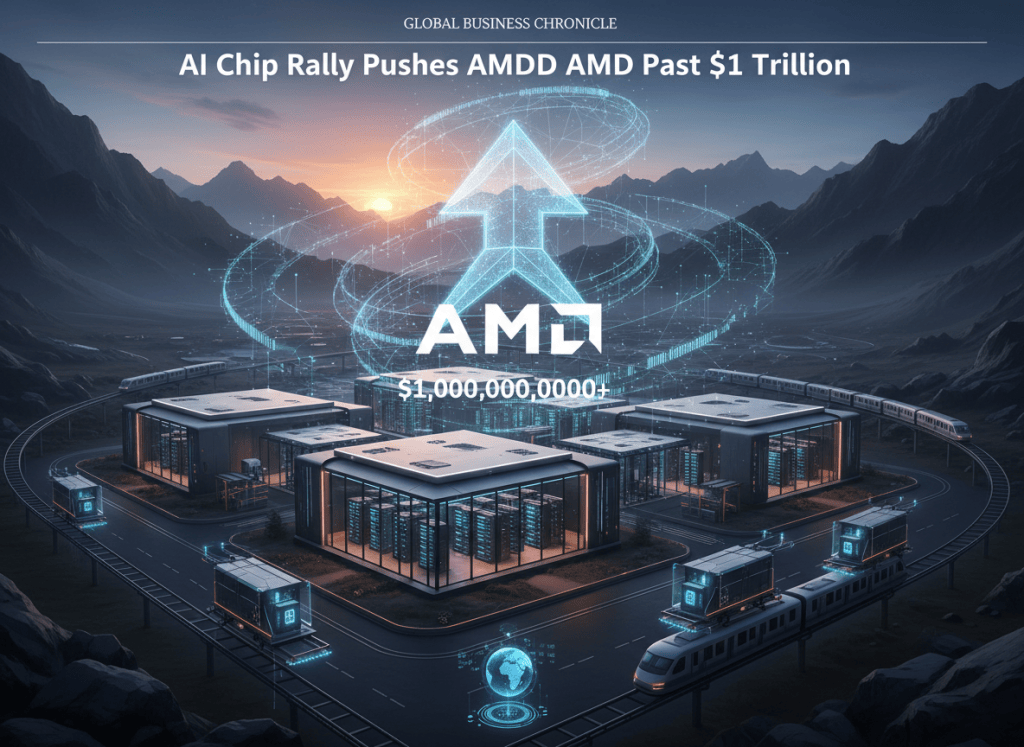 AI Chip Rally Pushes AMD Past $1&nbsp;Trillion