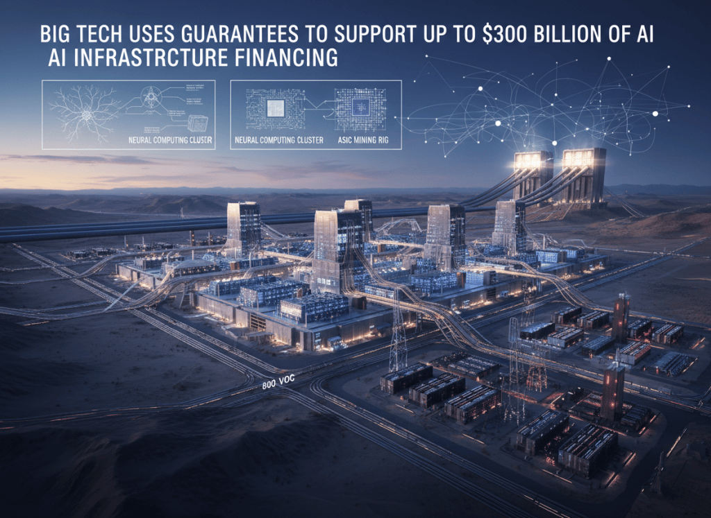 Big Tech Uses Guarantees to Support Up to $300 Billion of AI Infrastructure&nbsp;Financing