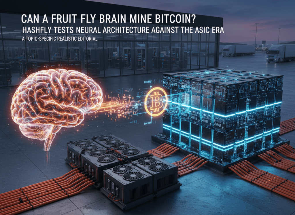 Can a Fruit-Fly Brain Mine Bitcoin? HashFly Tests Neural Architecture Against the ASIC&nbsp;Era