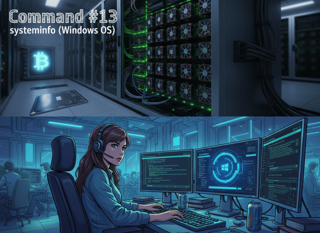 Command #13 – systeminfo (Windows&nbsp;OS)