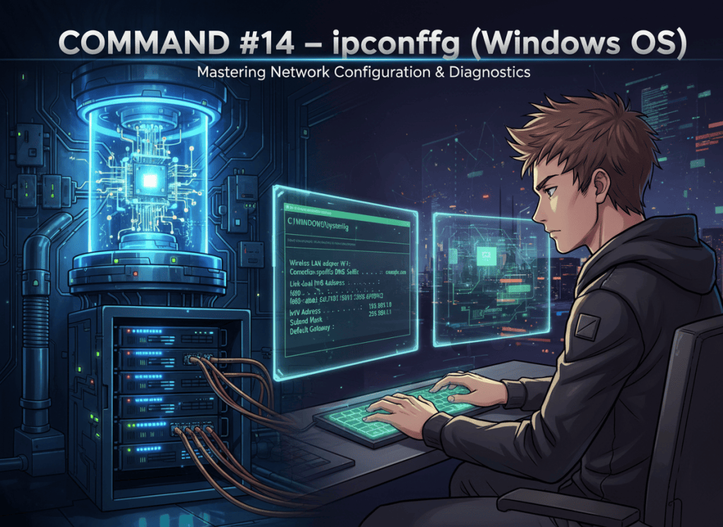 Command #14 – ipconfig (Windows&nbsp;OS)