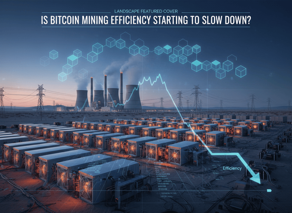 Is Bitcoin Mining Efficiency Starting to Slow&nbsp;Down?