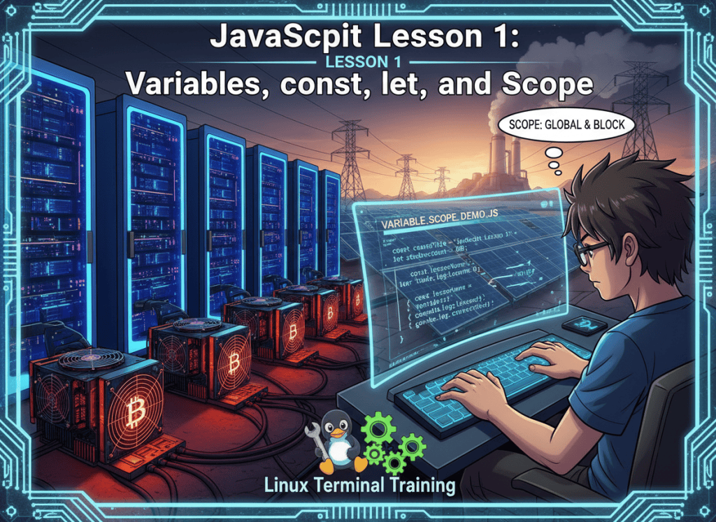 JavaScript Lesson 1: Variables, const, let, and&nbsp;Scope