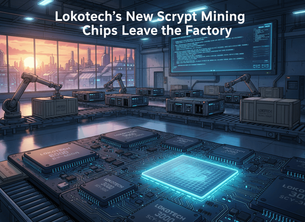 Lokotech’s New Scrypt Mining Chips Leave the&nbsp;Factory