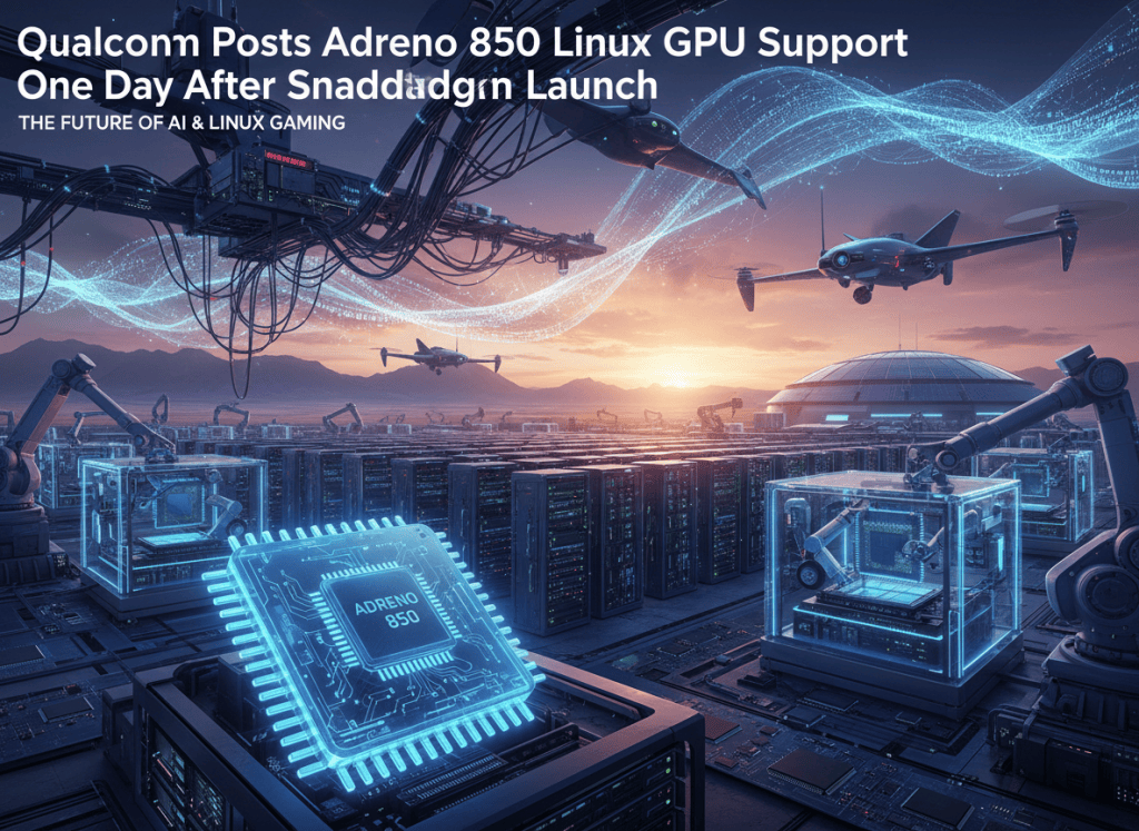 Qualcomm Posts Adreno 850 Linux GPU Support One Day After Snapdragon&nbsp;Launch