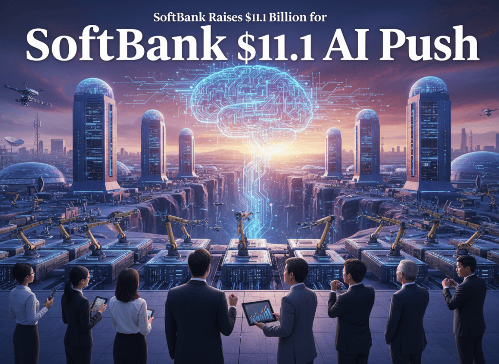 SoftBank Raises $11.1 Billion for AI&nbsp;Push