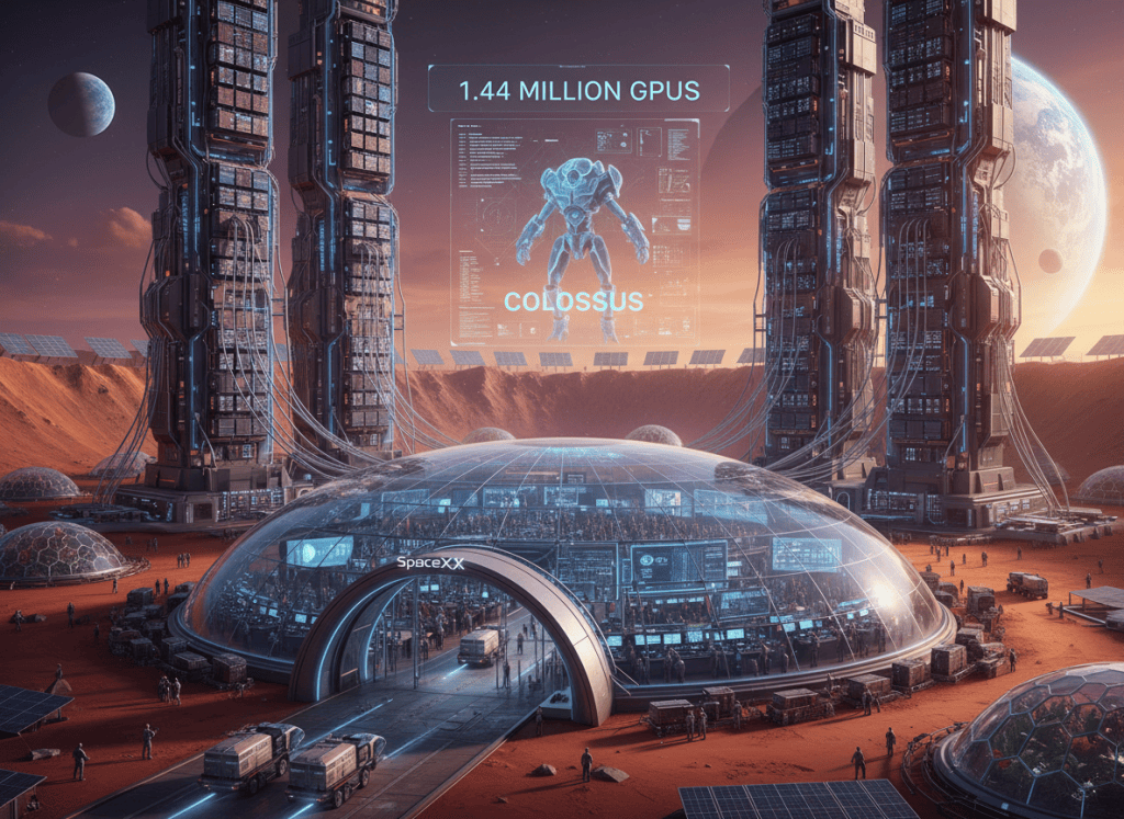 SpaceXAI Targets 1.44 Million GPUs for&nbsp;Colossus
