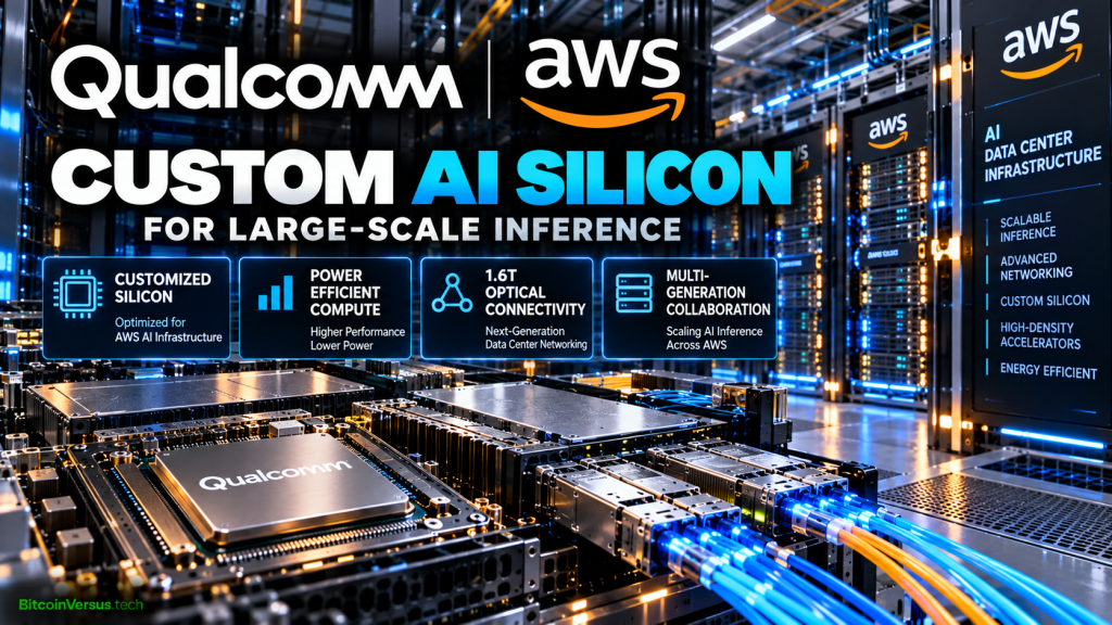 Qualcomm and AWS custom AI data center silicon with 1.6T optical connectivity