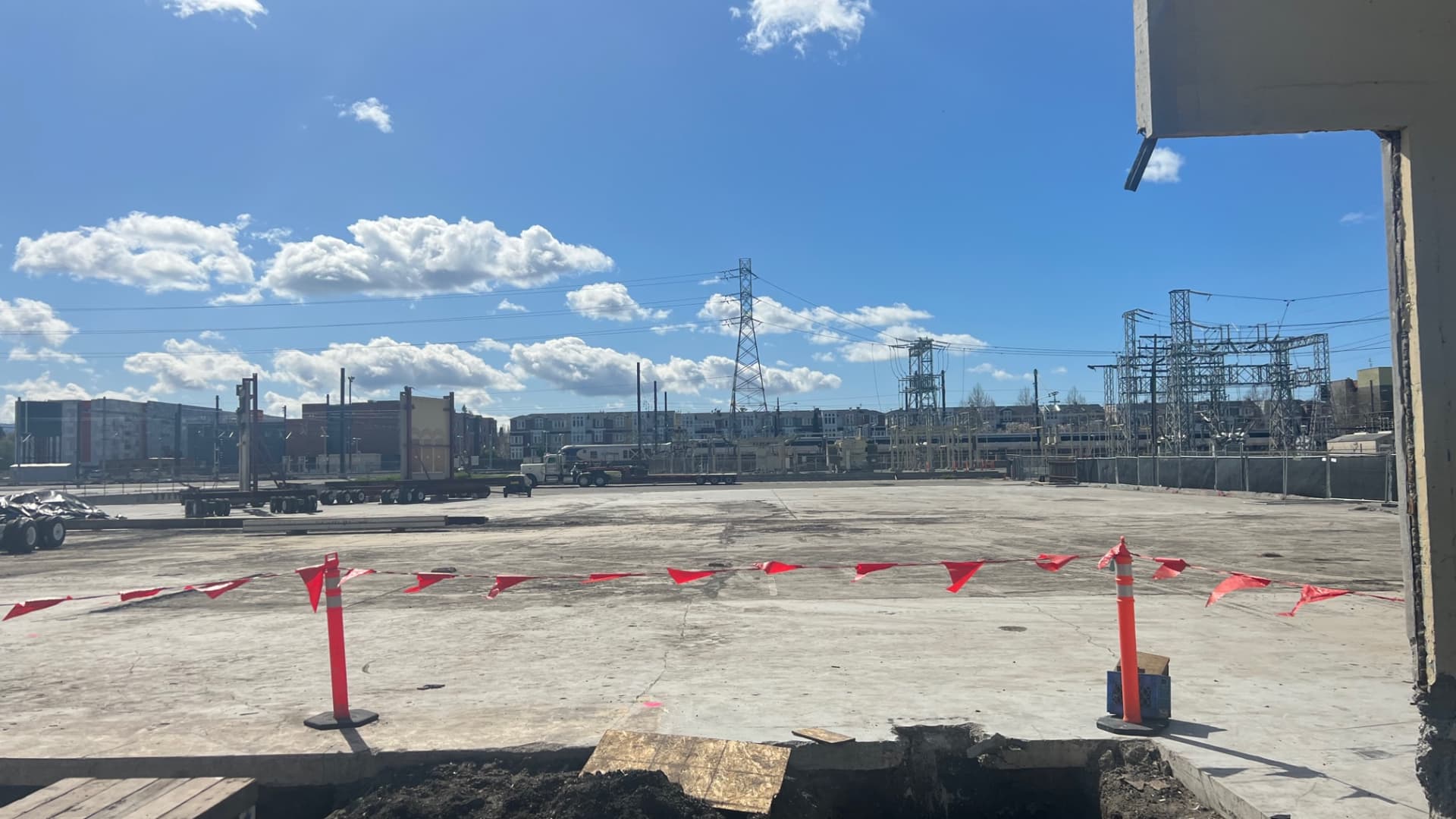CNBC photograph from Google's separate Downtown West site in San José in 2023; geographic and company context only