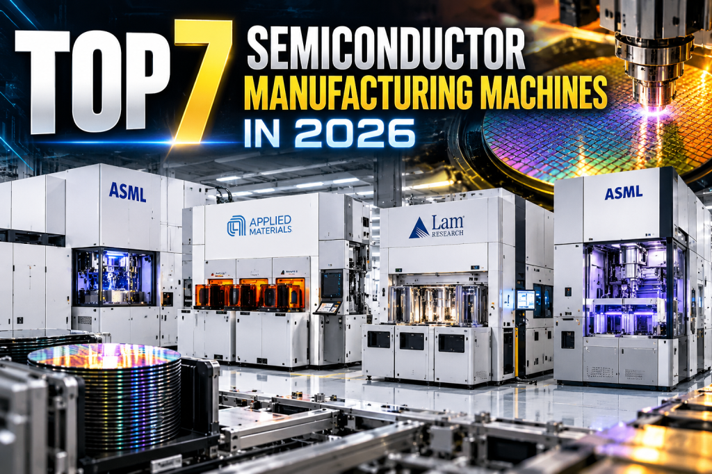 Semiconductor manufacturing equipment and wafer processing cover for Top 7 Semiconductor Manufacturing Machines in 2026.