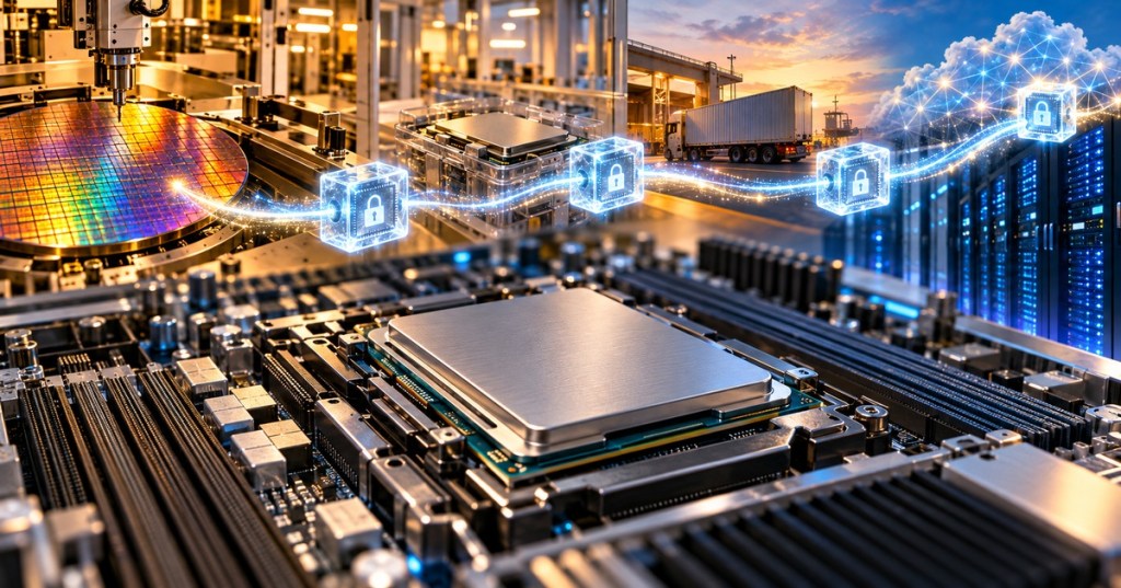 Secure semiconductor supply chain from chip fabrication through cloud servers