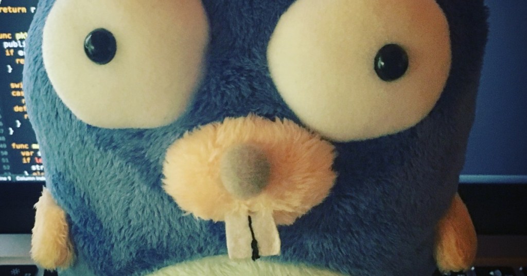 Photograph of the Go programming language gopher mascot representing the Go 1.27 release.