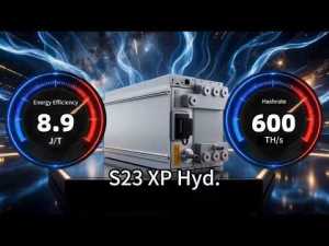 BITMAIN S23 XP Hyd. hydro-cooled Bitcoin mining machine shown in BITMAIN’s official short product video.