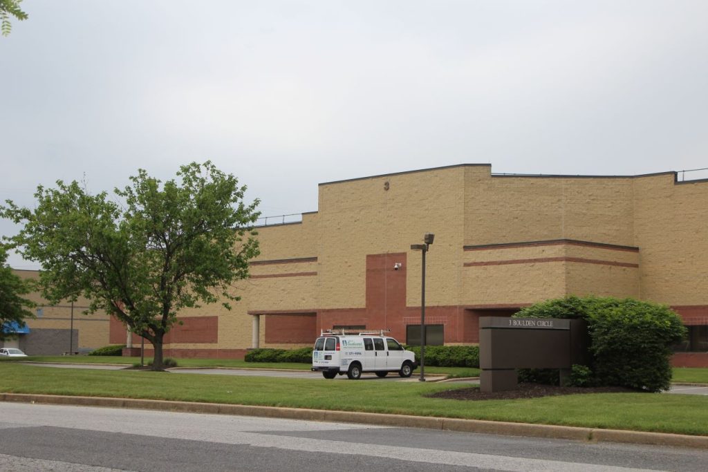 Photograph of the actual 3 Boulden Circle facility in New Castle Delaware