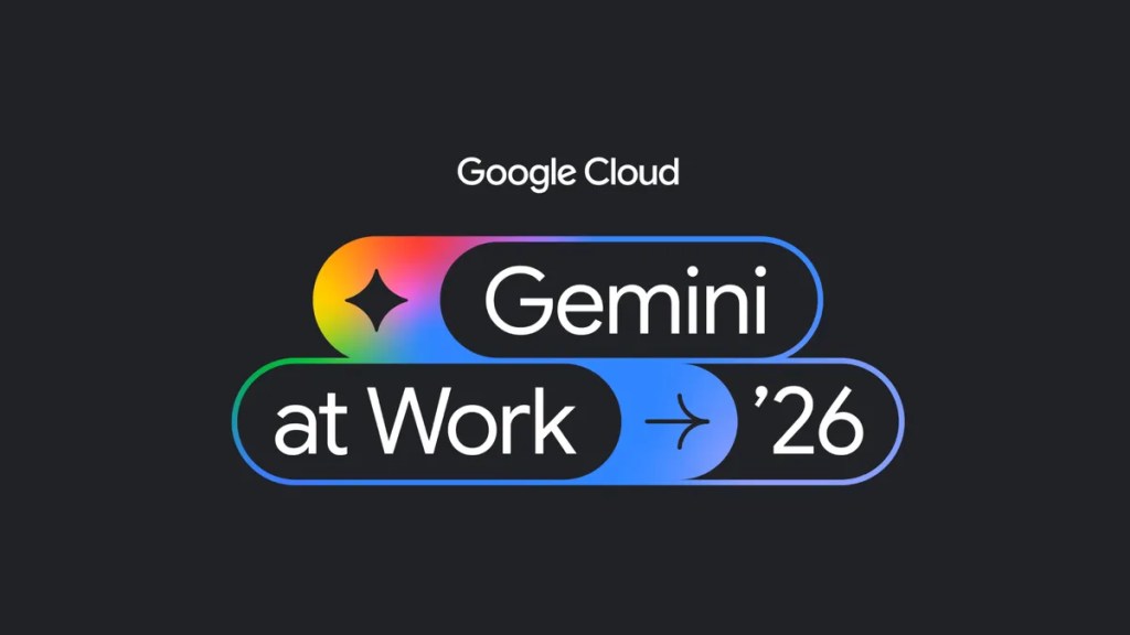 Google Cloud Gemini at Work announcement graphic.