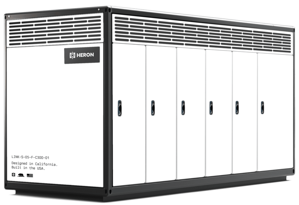 Heron Link solid-state transformer cabinet for 800 VDC data centers